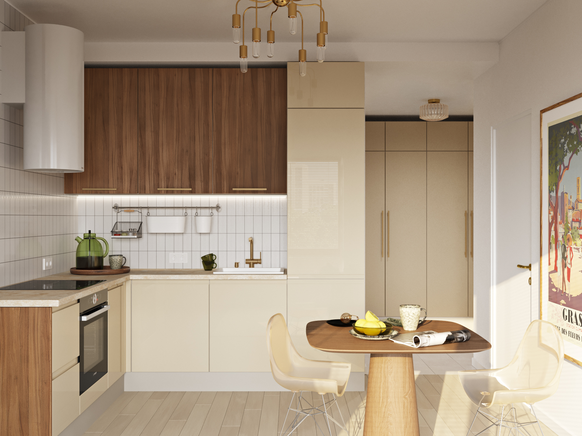 Квартира в светлых тонах