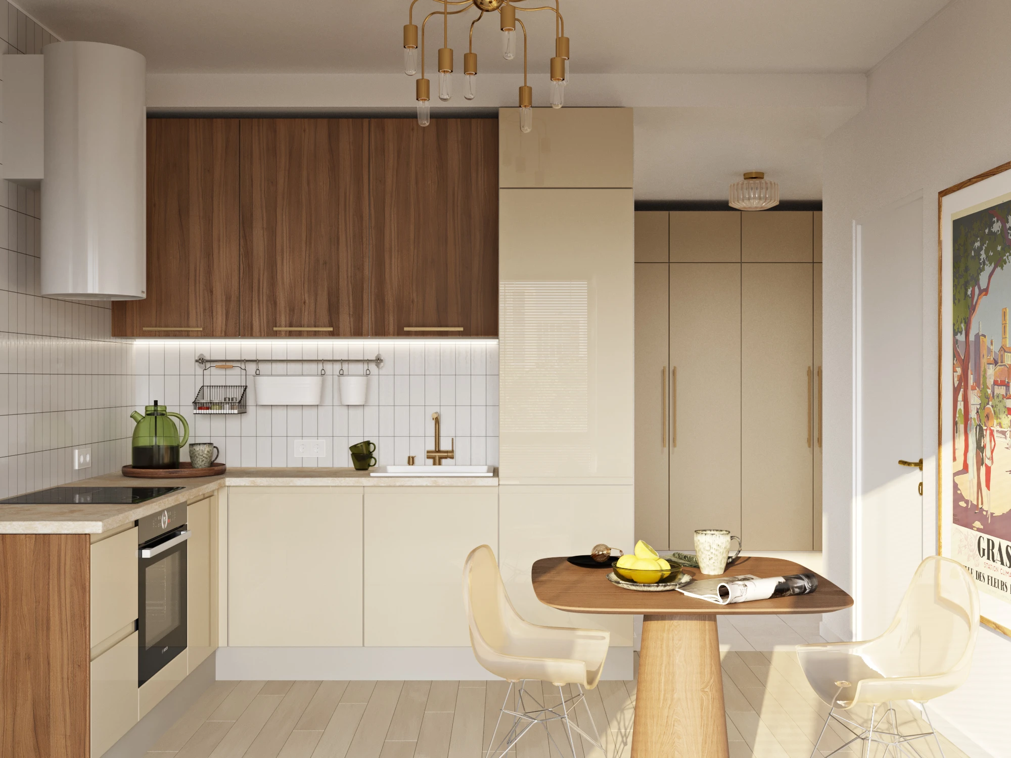 Квартира в светлых тонах